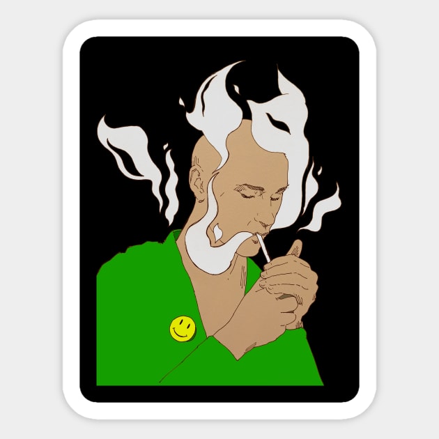 Smoke male version Sticker by theprometeus